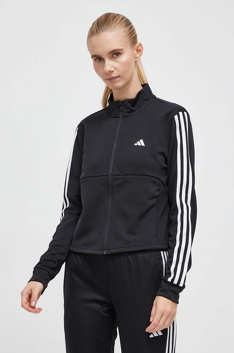 adidas Performance bluza treningowa Training Essentials kolor czarny z aplikacją  HZ5615