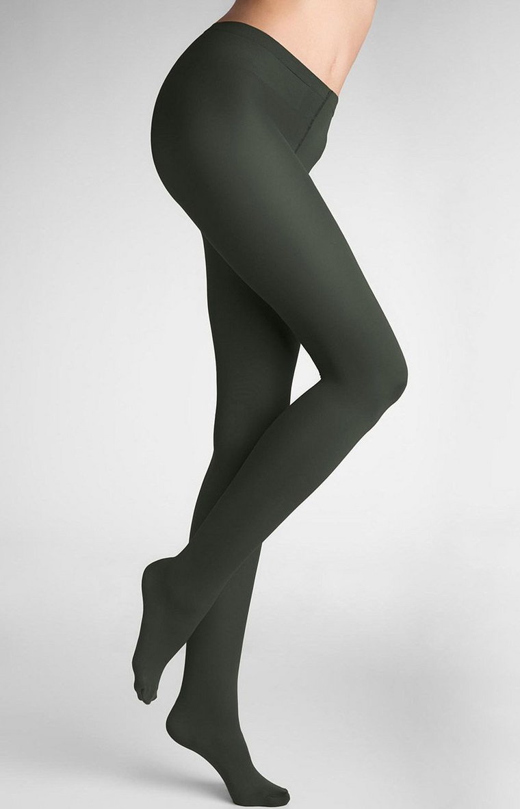 Marilyn bezmajtkowe rajstopy ciemnozielone Micro 60 DEN, Kolor ciemnozielony, Rozmiar 2, Marilyn