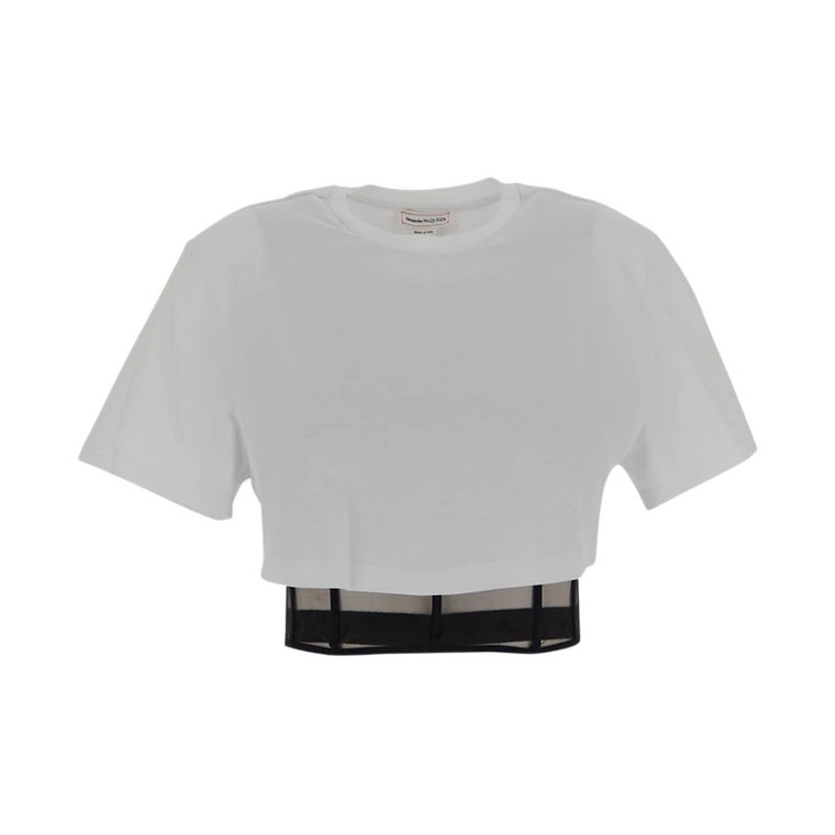 Edgy Corset T-shirt Alexander McQueen