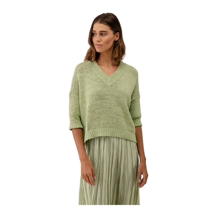 V-neck Knitwear Roberto Collina