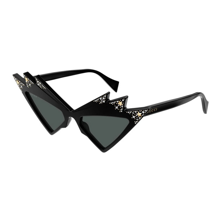 Czarne Szare Okulary przeciwsłoneczne Gg1371S 003 Gucci