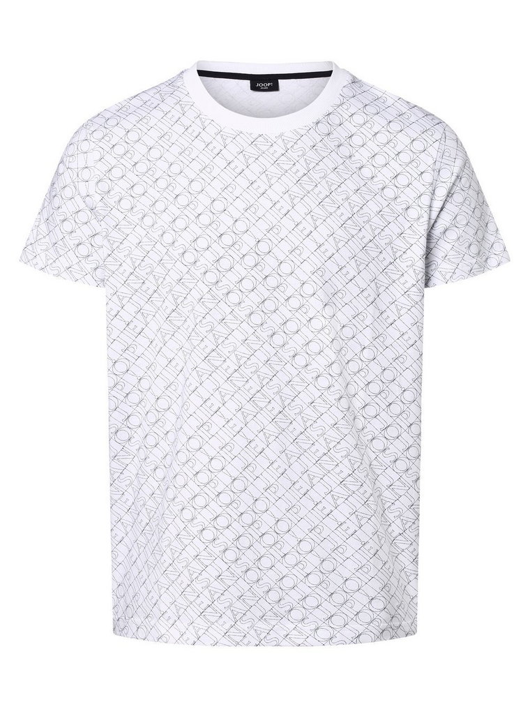 Joop Jeans - T-shirt męski  Aivaros, biały|wielokolorowy