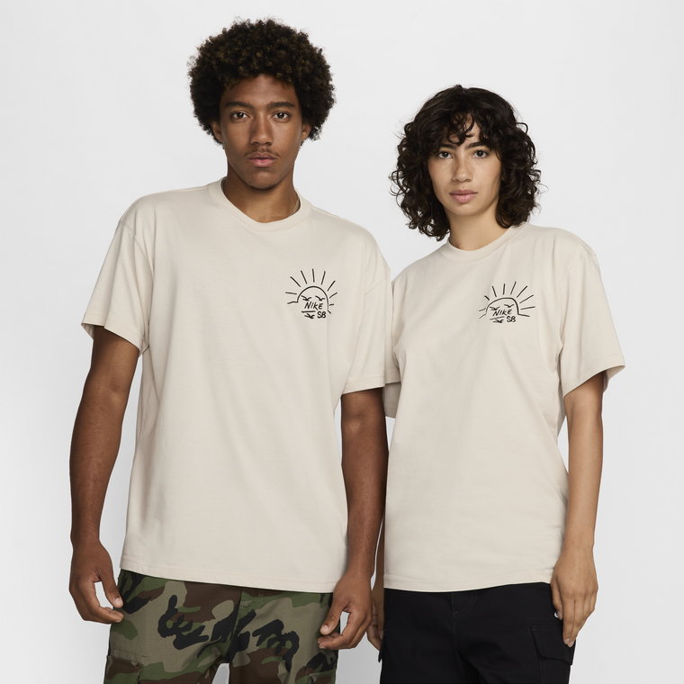 T-shirt do skateboardingu Max90 Nike SB - Brązowy