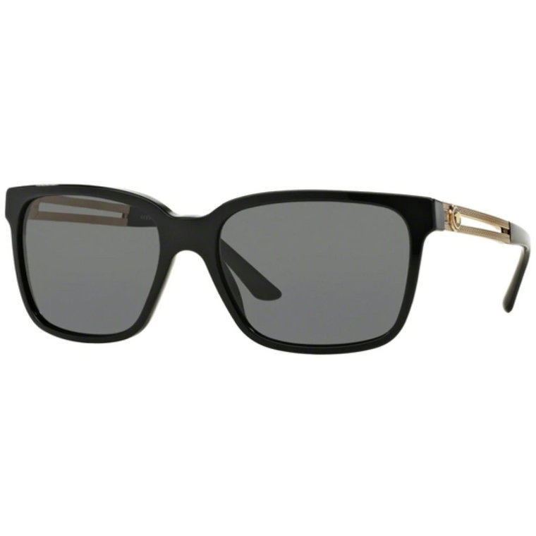 Czarne/Szare Okulary przeciwsłoneczne VE 4307 Versace
