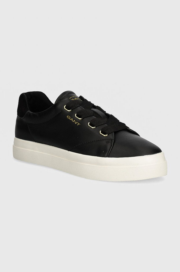 Gant sneakersy skórzane Avona kolor czarny 29531569 G00