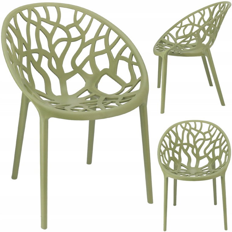 Krzesło Ogrodowe Na Taras Do Kuchni Jadalni Nowoczesne Plastikowe