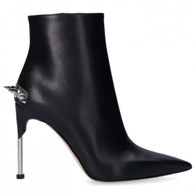 Alexander McQueen Botki  H. BOOT  skóra cielęca