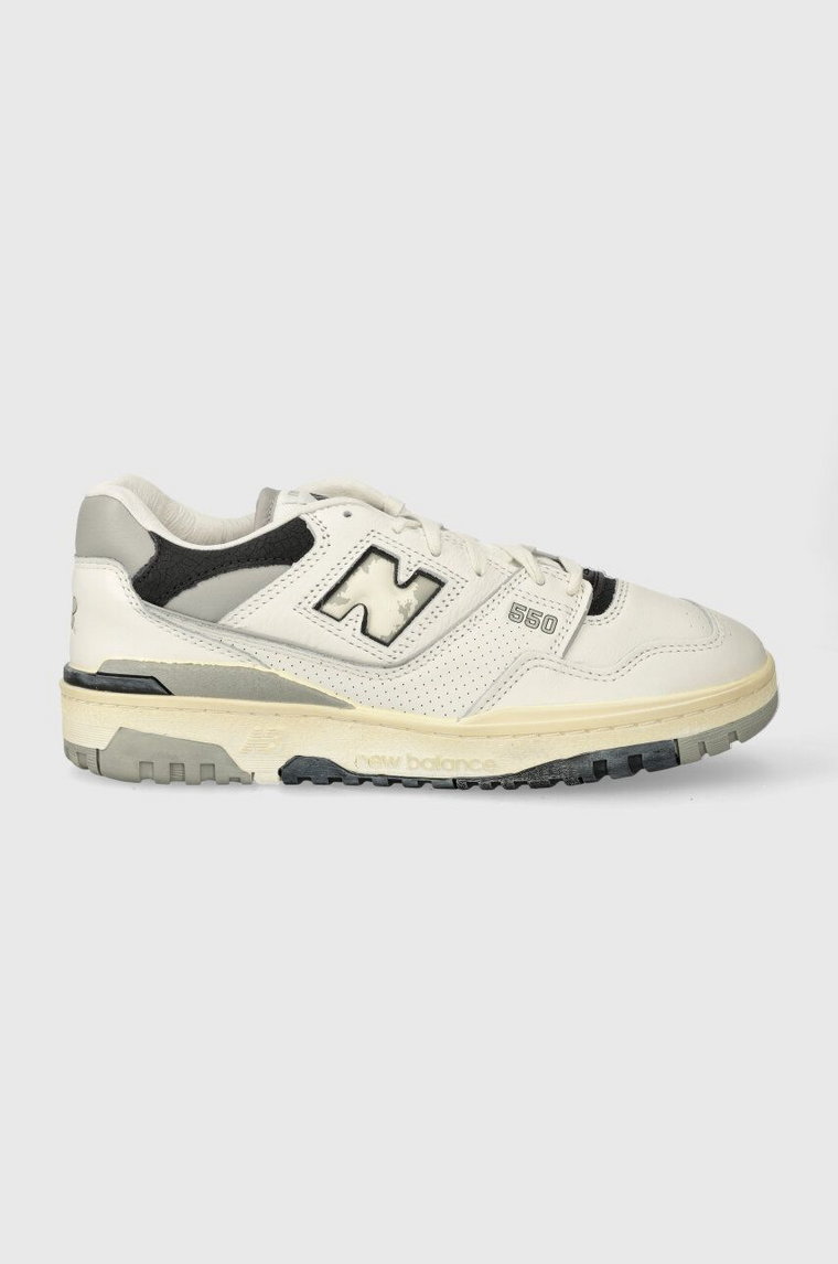 New Balance sneakersy skórzane 550 BB550VGB kolor biały BB550VGB