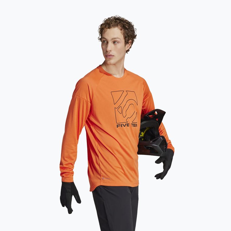 Koszulka rowerowa adidas FIVE TEN Long Sleeve Jersey semi impact orange