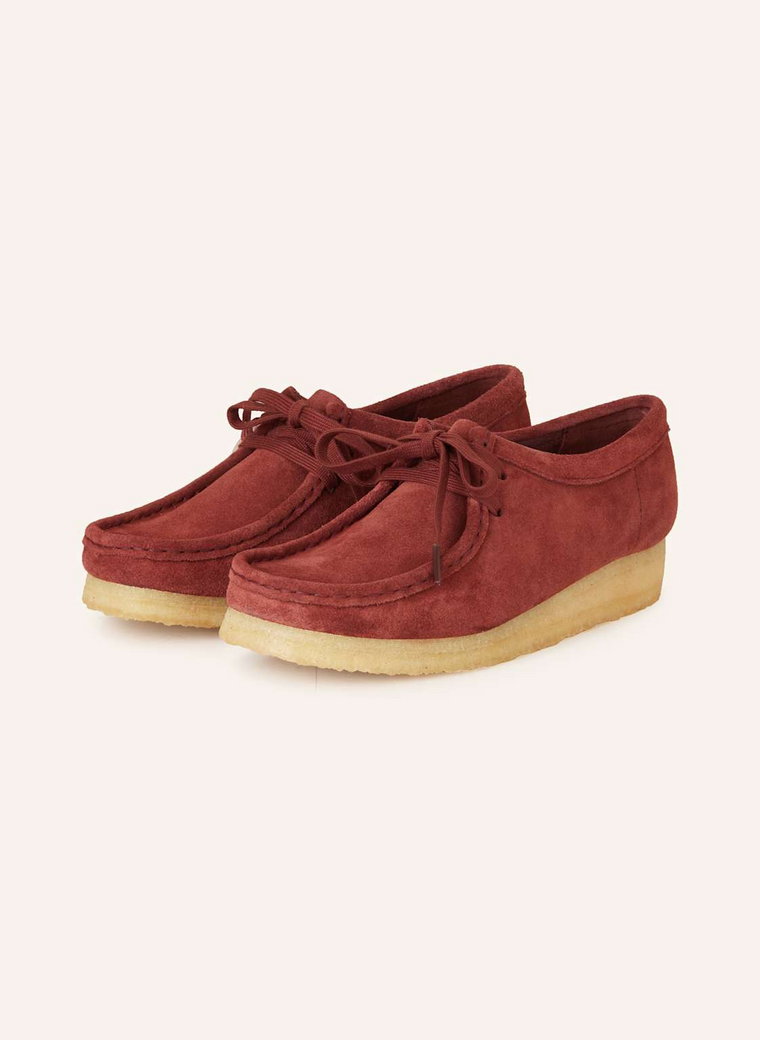 Clarks Originals Mokasyny Wallabee rot