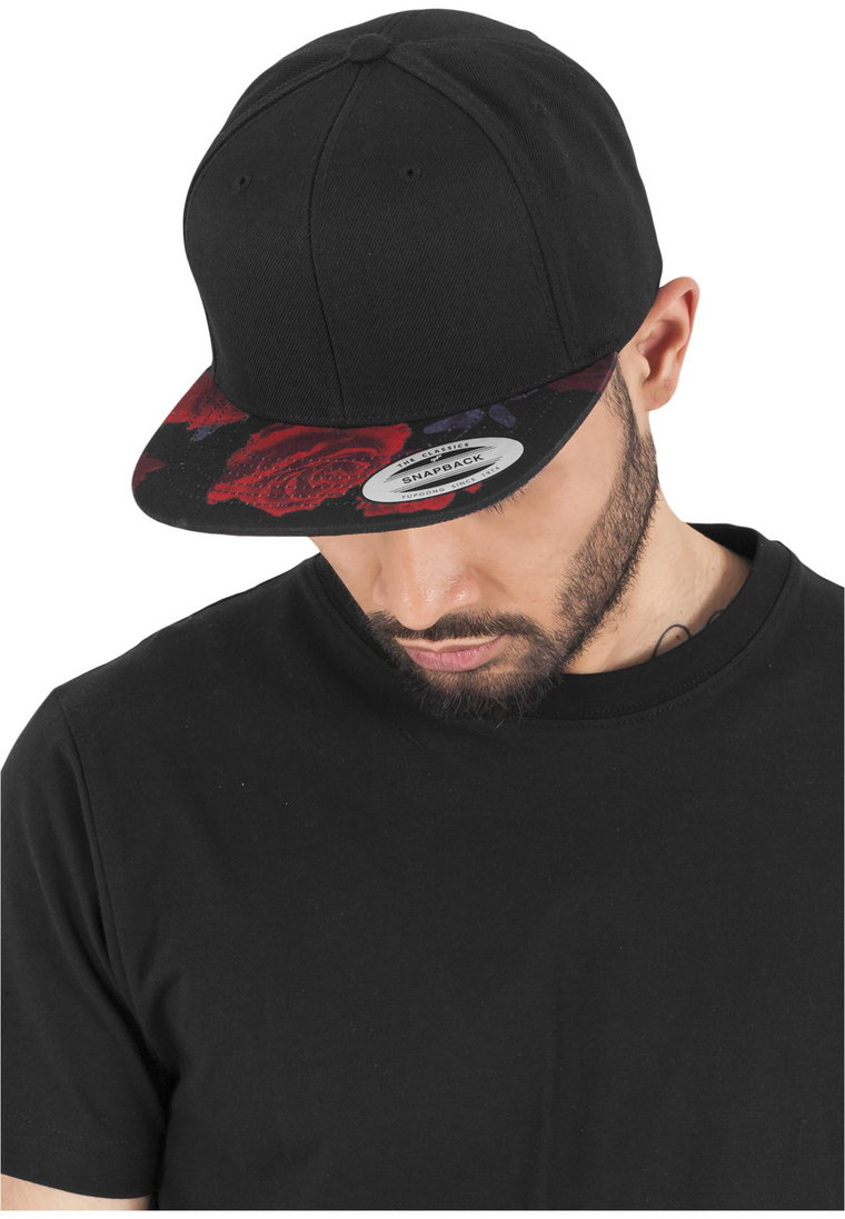 Czapka Z Daszkiem  Snapback Czarna Flexfit 6089R