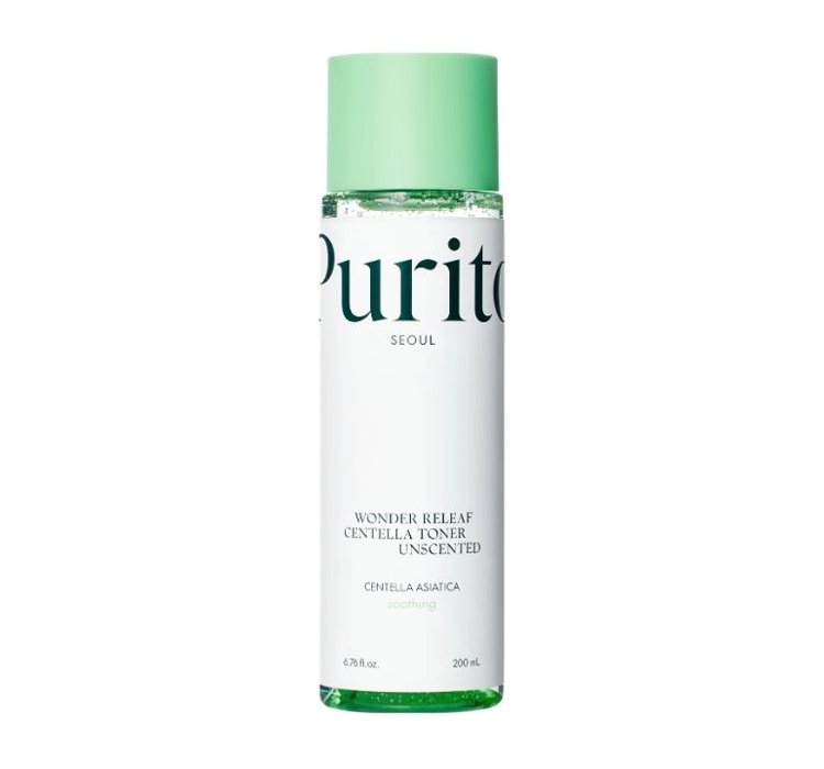 Purito Wonder Releaf Centella bezzapachowy tonik kojący do twarzy 200ml