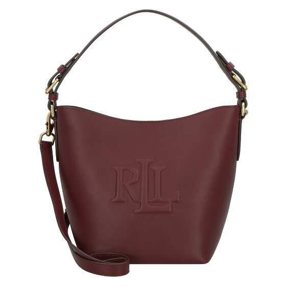 Lauren Ralph Lauren Witley Torba na ramię Skórzany 25.4 cm pinot noir