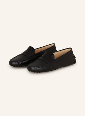 Tod's Mokasyny Gommini schwarz