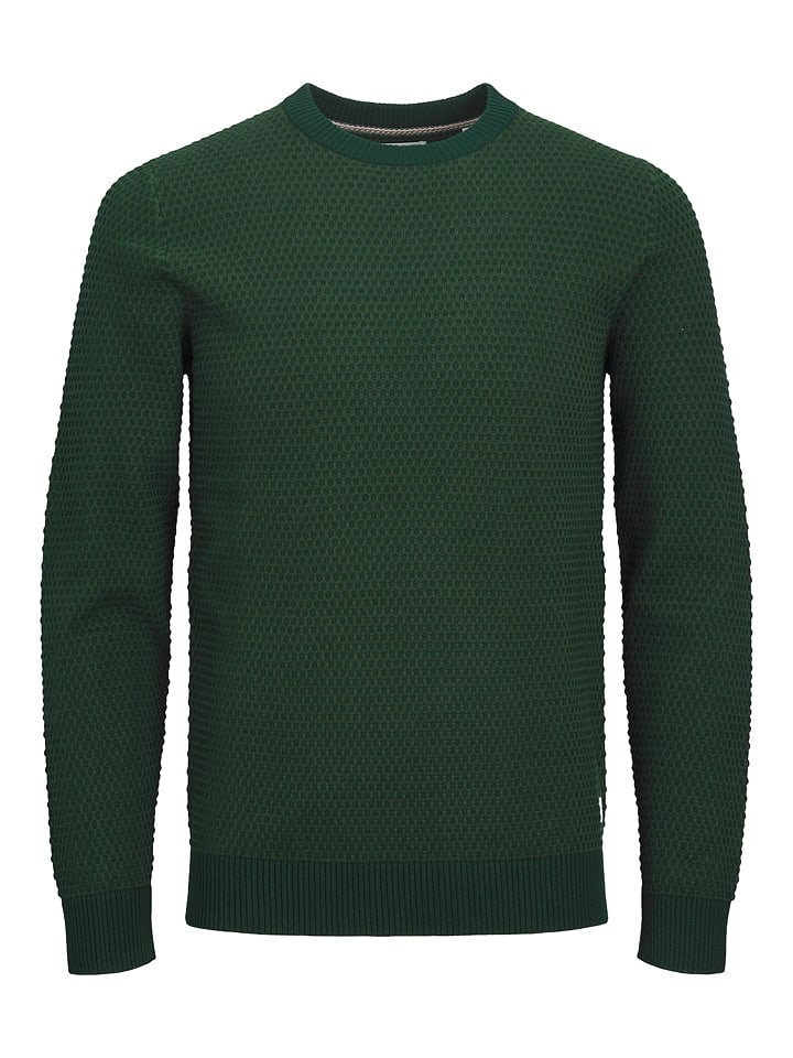 Jack & Jones Sweter "Atlas" w kolorze zielonym