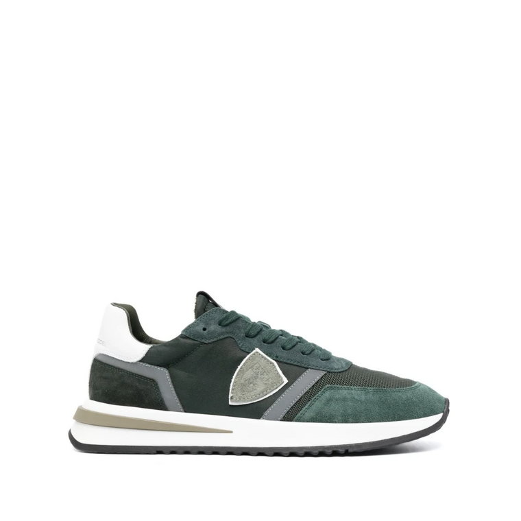 Verde Suede Nylon Sneaker Philippe Model