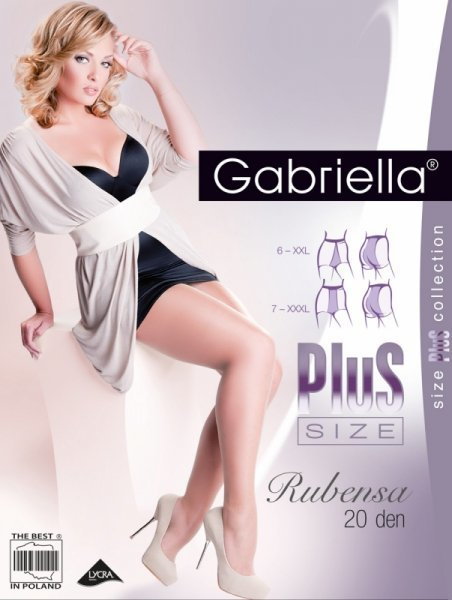 Gabriella Rubensa Plus Size 161 20 den rajstopy