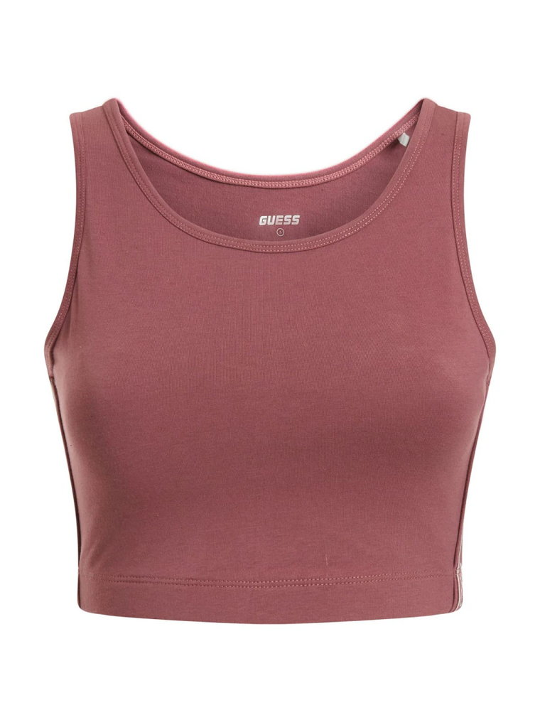 Damski top treningowy GUESS DOREEN ACTIVE TOP - czerwony