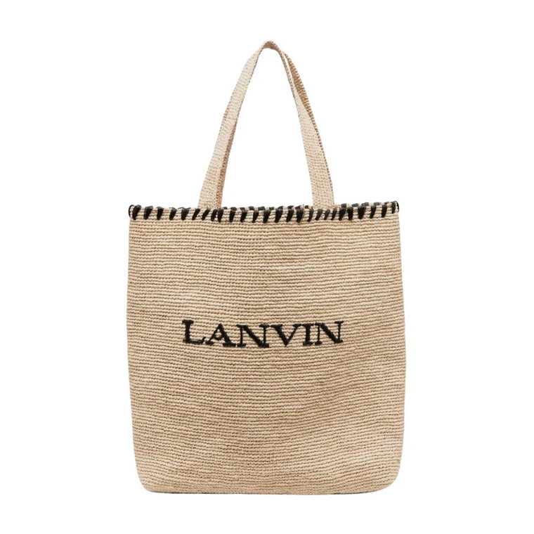 Raffia Tote Bag Lanvin