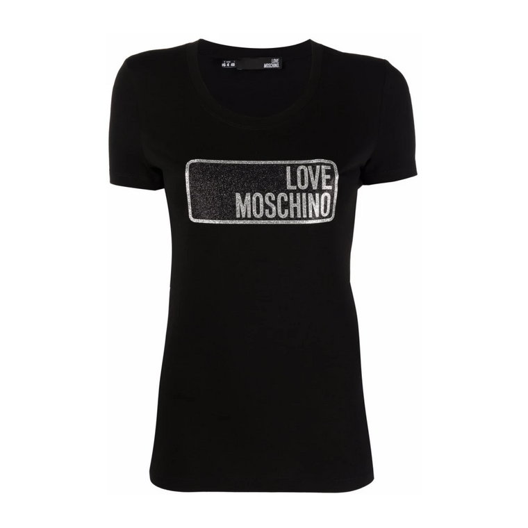 Love Moschino Glitter Logo T-Shirt Love Moschino