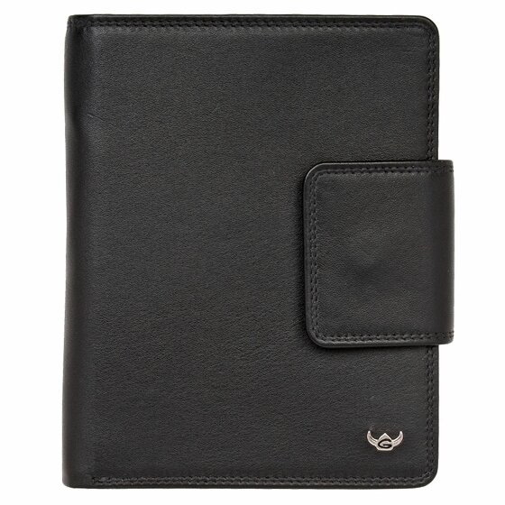 Golden Head Polo Wallet RFID Leather 11 cm schwarz