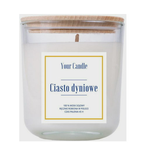 Your Candle Ciasto Dyniowe świeca sojowa 210 ml (5904890543553). Świece