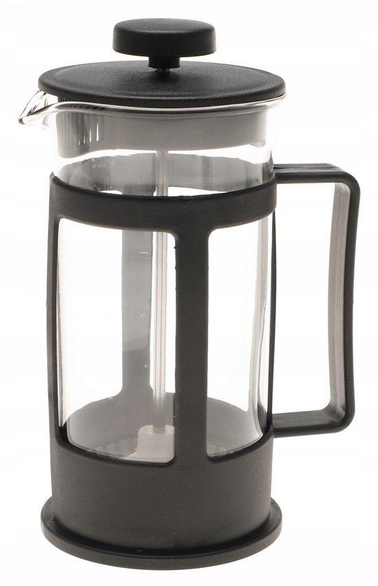 Szklany ZAPARZACZ TŁOKOWY do HERBATY Ziół KAWY French Press 300ml A1435