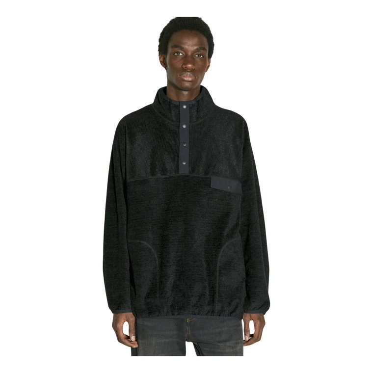 Fleece Half-Button Sweatshirt Comme des Garçons