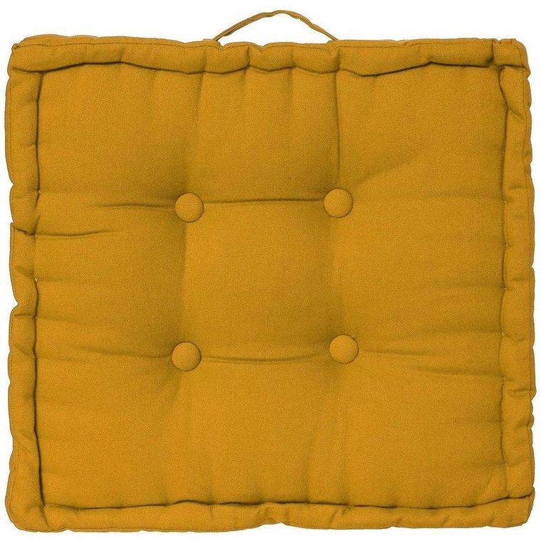 Poduszka do siedzenia na podłodze 40x40 cm : Kolor - Żółty