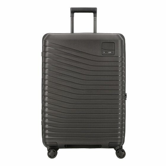 Samsonite Intuo 4 kółka Walizka M 69 cm z plisą rozprężną black