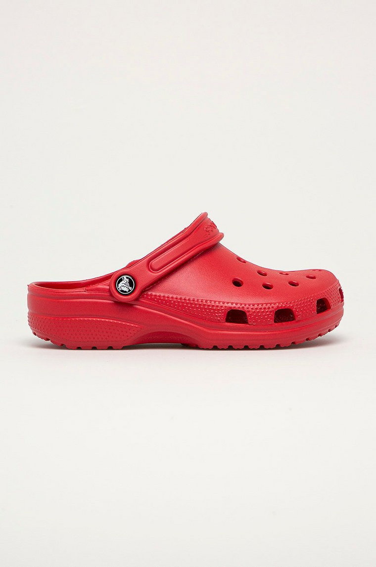 Crocs klapki Classic damskie kolor czerwony 10001