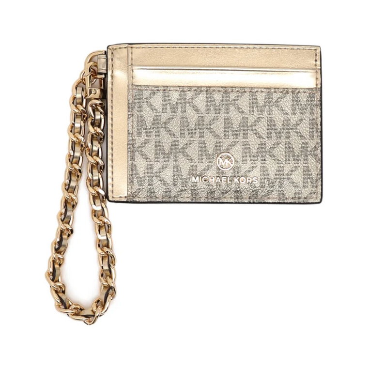 Michael Kors Etui na karty METALLIC LOGO