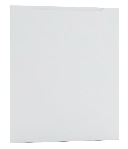 Szary front zmywarki z panelem ukrytym 60 cm - Granada 18X