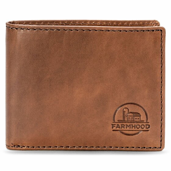 Farmhood Nashville Portfel Ochrona RFID Skórzany 11 cm brown 2