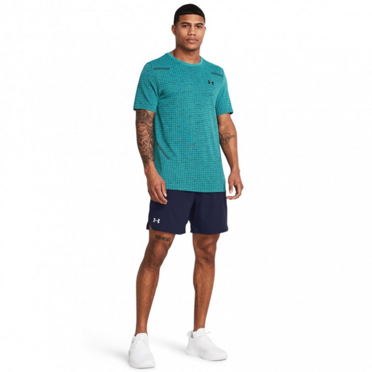 Męskie spodenki treningowe Under Armour UA Vanish Woven 6in Shorts - granatowe