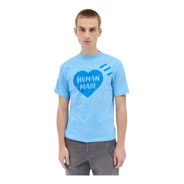 Bawełniany T-shirt z nadrukiem logo Human Made