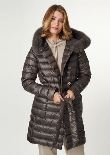 Pikowana kurtka zimowa damska
