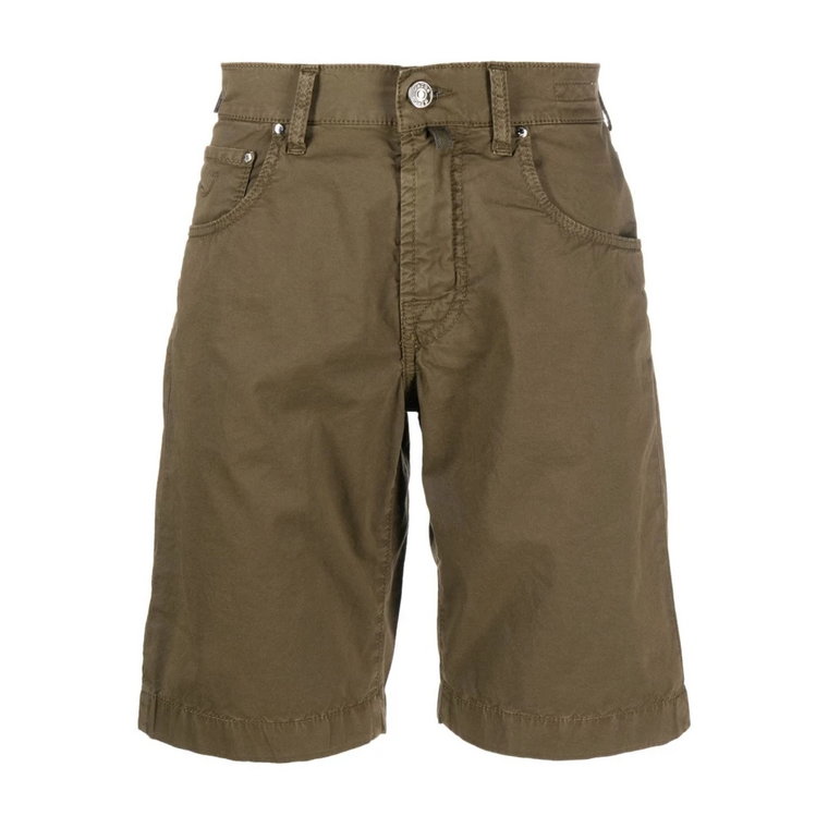 5B Caqui Etiqueta Caqui Casual Shorts Jacob Cohën