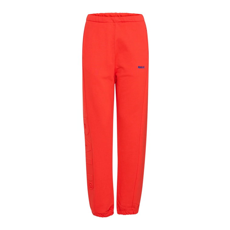 Bright Red Sweat Pants Ball