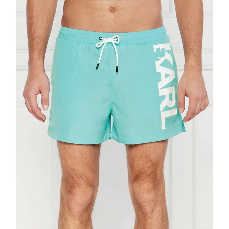 Karl Lagerfeld Szorty kąpielowe karl logo | Regular Fit