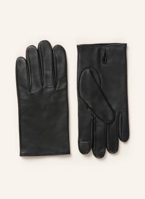 Boss Skórzane Rękawiczki Glove schwarz