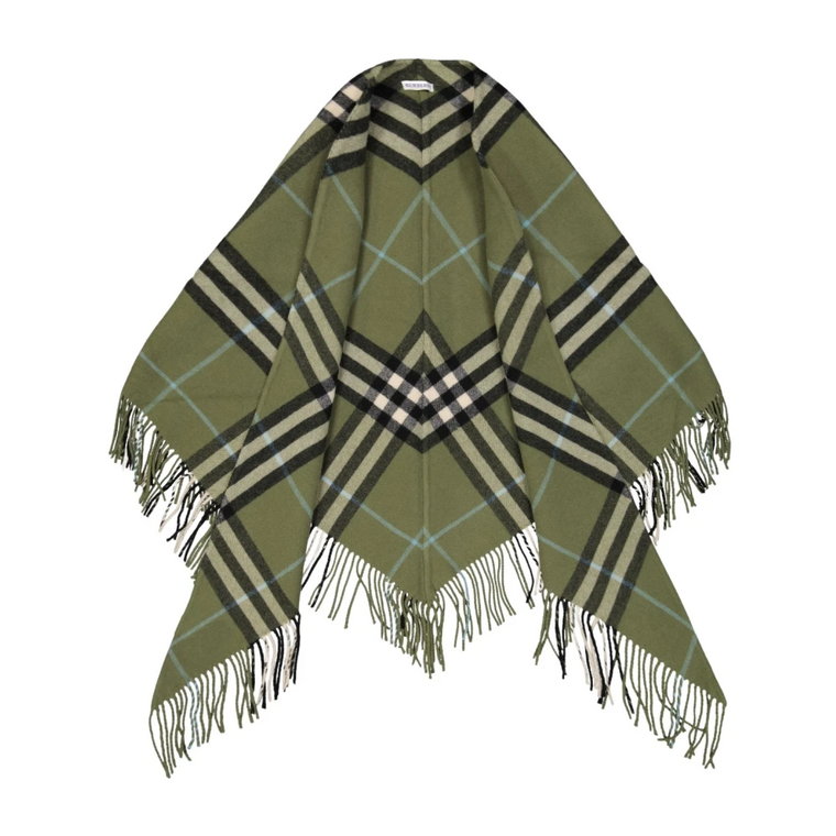 Vintage Check Poncho Burberry