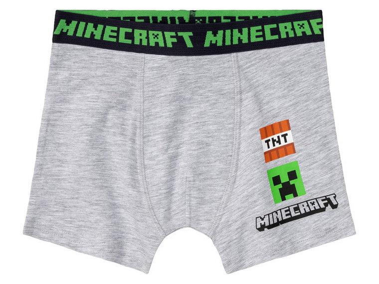 Minecraft Bokserki dziecięce z bawełną, 2 pary