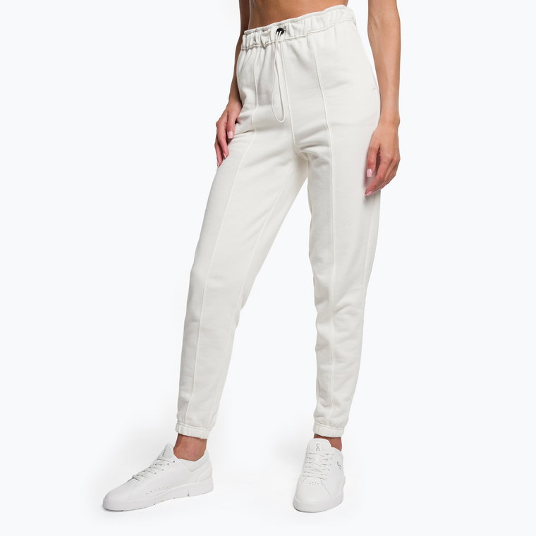 Spodnie damskie Calvin Klein Knit white suede | WYSYŁKA W 24H | 30 DNI NA ZWROT