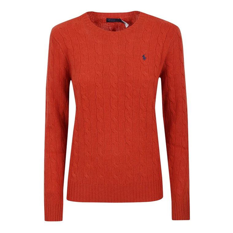 Faded Red Sweter z Długim Rękawem Polo Ralph Lauren