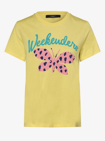 Max Mara Weekend - T-shirt damski  Suvi, żółty