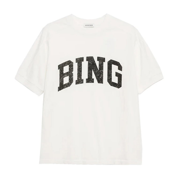 Jaylin Top T-Shirt Ivory Anine Bing