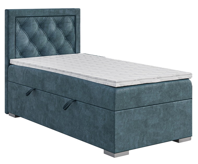 Pojedyncze łóżko boxspring 80x200 Flores - 32 kolory