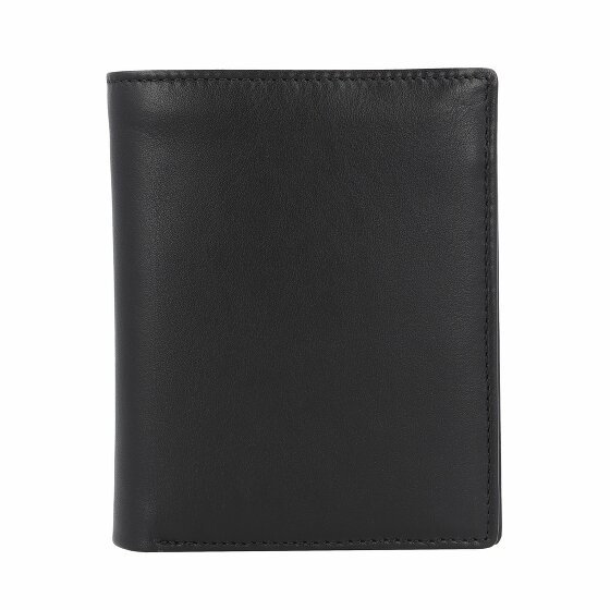 Esquire Frankfurt Portfel Ochrona RFID Skórzany 9.5 cm schwarz