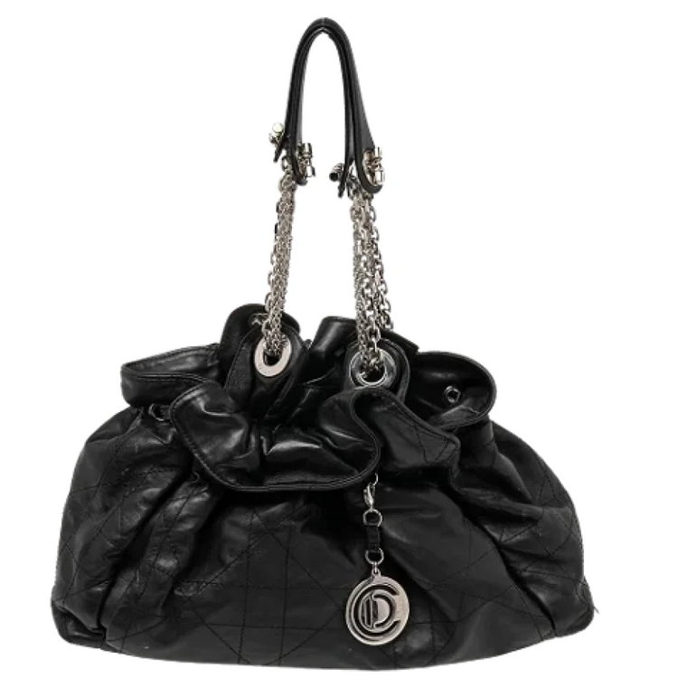 Pre-owned Leather handbags Dior Vintage